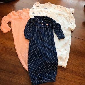 Carters NB pajama sleep sacks